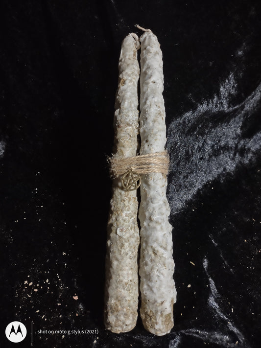 Money Manifestation Tapered Candles