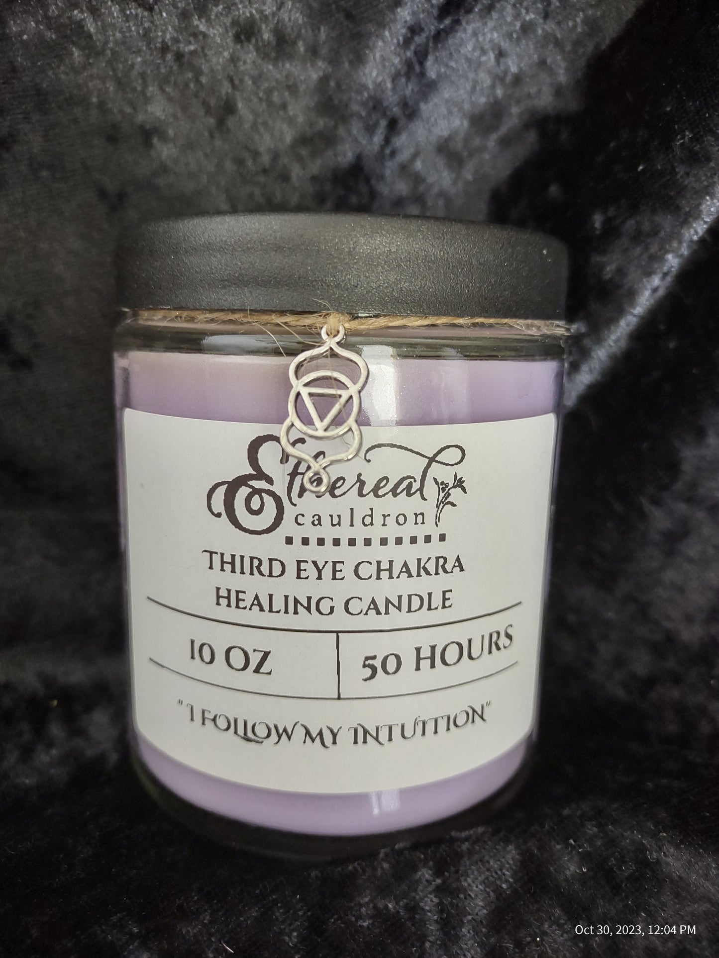 Third Eye Chakra Balancing Candle