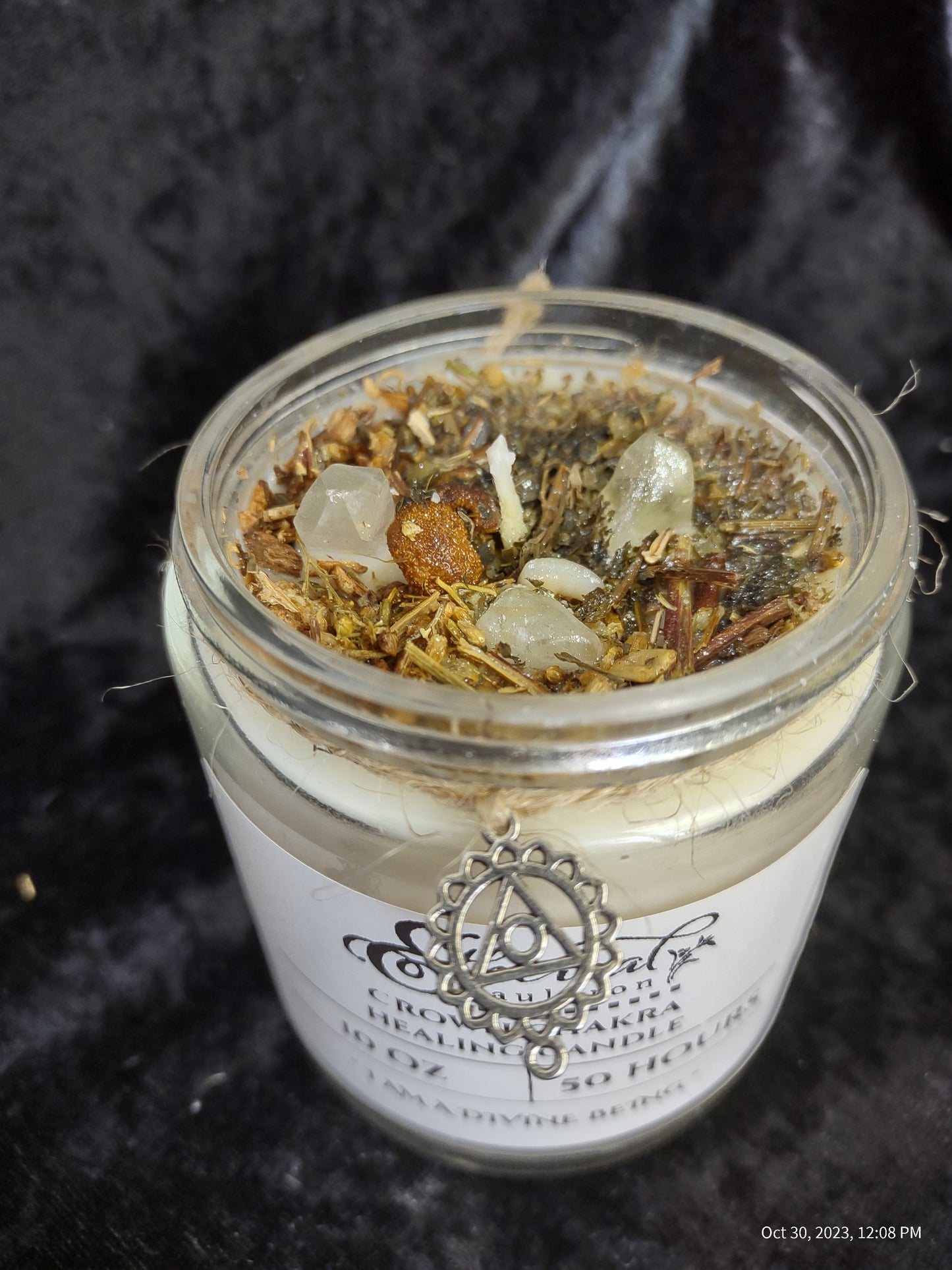 Crown Chakra Healing Candle