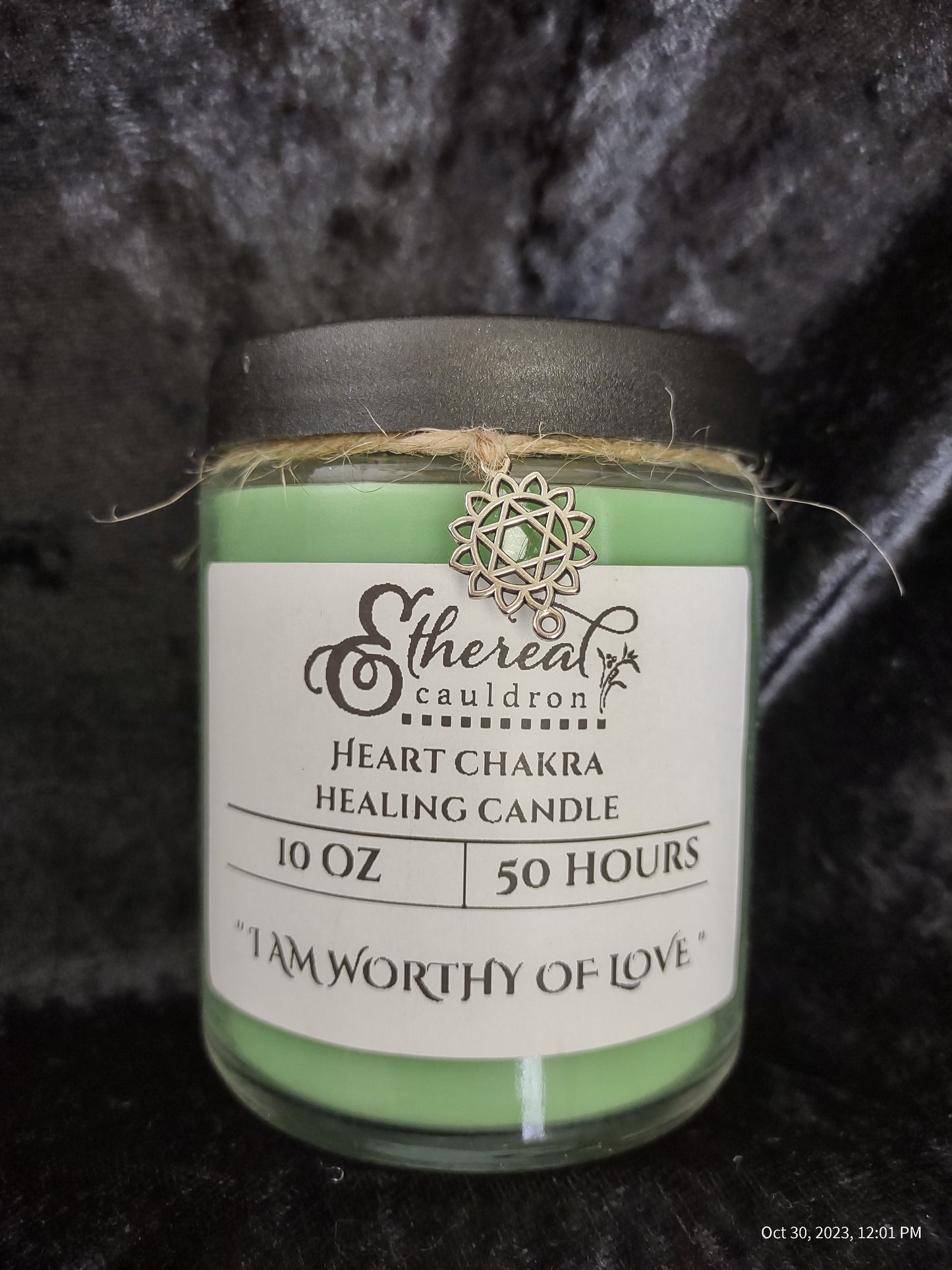 Heart Chakra Balancing Candle